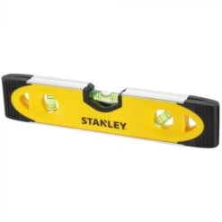 Stanley 0-43-511 Waterpas Torpedo - Alu Zool 250 Mm. - 3L -Sideal Standard Winkel 0 43 511 1