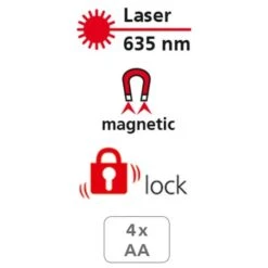 Makita Laserliner MasterCross-Laser 2 Kruislijnlaserset In Koffer - 2 Lijnen - Rood - 031.350A -Sideal Standard Winkel 031 350a 7