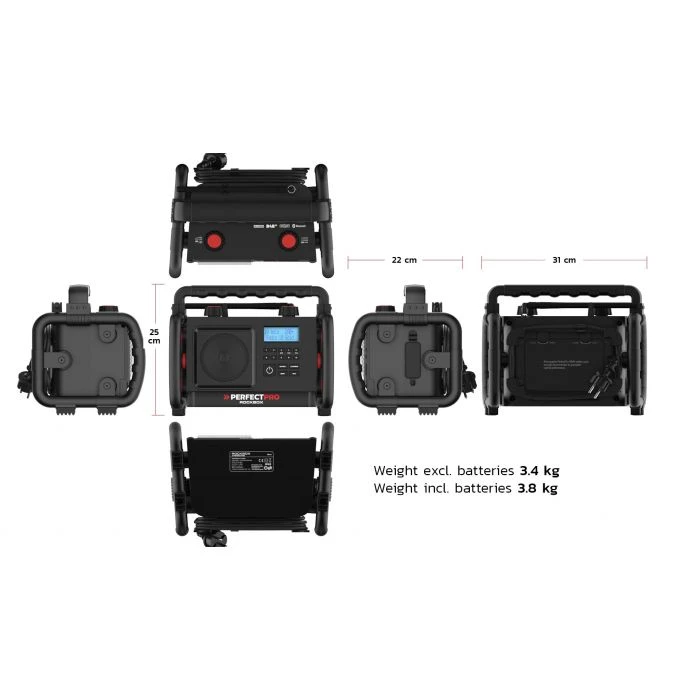 Perfectpro Werkradio ROCKBOX 9 Perfectpro Werkradio ROCKBOX - Afbeelding 7