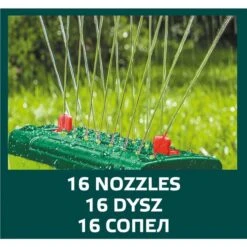 Makita VERTO Occilerende Zwenksproeier 208m2, Instelbare Hoek, Waterdruk Controle, 16 Nozzels -Sideal Standard Winkel 15g773 dod1