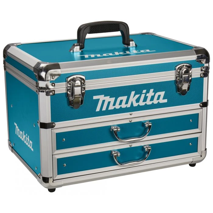 Makita 196626-5 Koffer Aluminium Blauw 4 Makita 196626-5 Koffer Aluminium Blauw - Afbeelding 2