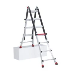 Altrex Varitrex-Teleprof Telescopische Vouwladder 4 X 4 -Sideal Standard Winkel 503754 8711563150966 vouwladder varitrex teleprof 4 x 4 v 003