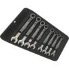 Wera 6000 JOKER STEEK- EN RINGRATELSLEUTEL-SET, INCH, 8 -DELIG -Sideal Standard Winkel 6000 joker 8 imperial set 1