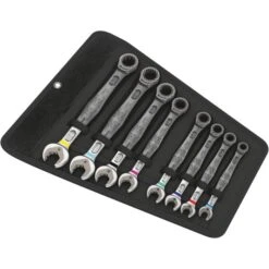 Wera 6000 JOKER STEEK- EN RINGRATELSLEUTEL-SET, INCH, 8 -DELIG