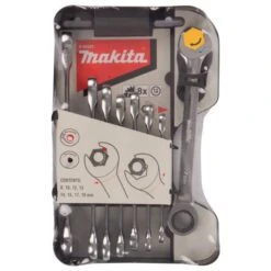 Makita B-65523 Steek-ring Ratelsleutelset 8-delig -Sideal Standard Winkel B 65523 C1C1