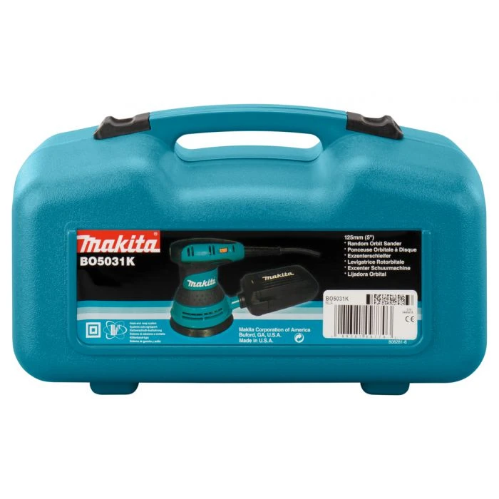 Makita BO5031K 230 V Handpalm Excenter Schuurmachine 19 Makita BO5031K 230 V Handpalm Excenter Schuurmachine - Afbeelding 17