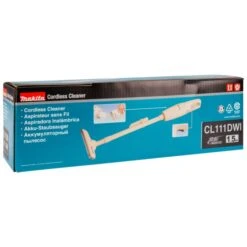Makita CL111DWI 10,8 V Steelstofzuiger Ivoor Wit -Sideal Standard Winkel CL111DWI C1L1