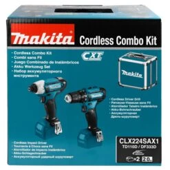 Makita CLX224SAX1 12 V Max Combiset Boren En (slag)schroeven -Sideal Standard Winkel CLX224SAX1 A1C1 s01