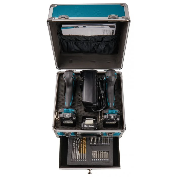 Makita CLX228SAX2 12 V Max Combiset (klop)boren En (slag)schroeven 20 Makita CLX228SAX2 12 V Max Combiset (klop)boren En (slag)schroeven - Afbeelding 18