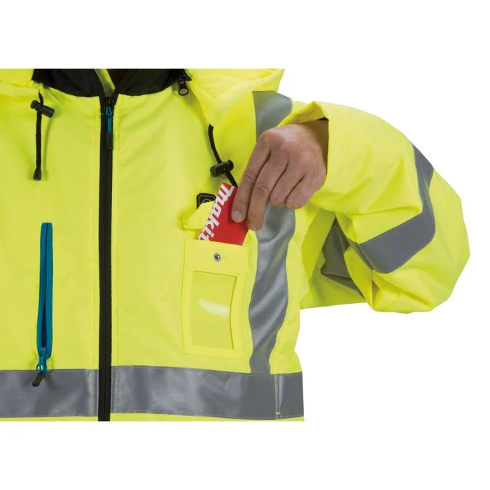 Makita DCJ206ZXL Verwarmde Veiligheidsjas XL 6 Makita DCJ206ZXL Verwarmde Veiligheidsjas XL - Afbeelding 4