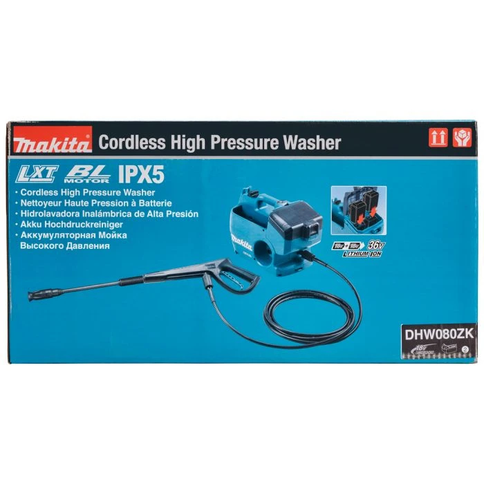 Makita DHW080ZK LXT 2x18 V Hogedrukreiniger 80bar 17 Makita DHW080ZK LXT 2x18 V Hogedrukreiniger 80bar - Afbeelding 15