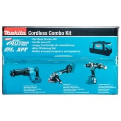 Makita DK0159G301 40 V Max Combiset Boren, Schroeven, Zagen En Slijpen -Sideal Standard Winkel DK0159G301 C3N1
