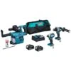 Makita DLX3154TX1 18 V Combiset Voor Allround Tot Zwaar Boor-en Schroefwerk -Sideal Standard Winkel DLX3154TX1 C1L0