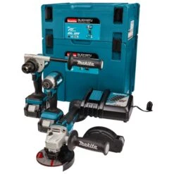Makita DLX3155TJ 18 V Combiset Boren, (slag)schroeven En Slijpen 20 Makita DLX3155TJ 18 V Combiset Boren, (slag)schroeven En Slijpen -Sideal Standard Winkel DLX3155TJ C2R0 s100 2