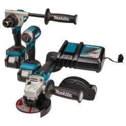 Makita DLX3155TJ 18 V Combiset Boren, (slag)schroeven En Slijpen 16 Makita DLX3155TJ 18 V Combiset Boren, (slag)schroeven En Slijpen -Sideal Standard Winkel DLX3155TJ C2R0 s101