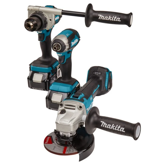 Makita DLX3155TJ 18 V Combiset Boren, (slag)schroeven En Slijpen 9 Makita DLX3155TJ 18 V Combiset Boren, (slag)schroeven En Slijpen - Afbeelding 7