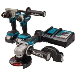 Makita DLX3156TX1 18 V Combiset Boren, (slag)schroeven En Slijpen -Sideal Standard Winkel DLX3156TX1 C2R0 s101