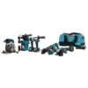 Makita DLX7020TX1 18 V Combiset Voor (slag)schroeven, (klop)boren, Slijpen En Zagen En Met Multitool -Sideal Standard Winkel DLX7020TX1 C2R0 s100