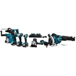 Makita DLX8026TW1 18 V Combiset Voor (slag)schroeven, (klop)boren, Slijpen, Zagen En Monteren Met Multitool -Sideal Standard Winkel DLX8026TW1 A1C0 s102