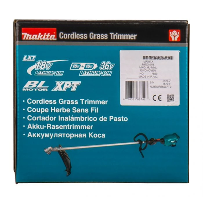 Makita DUR369LPT2 2x18 V Bosmaaier D-greep 14 Makita DUR369LPT2 2x18 V Bosmaaier D-greep - Afbeelding 12