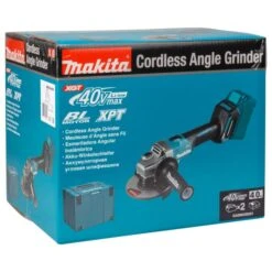Makita GA008GM201 40 V Max Haakse Slijper 125 Mm -Sideal Standard Winkel GA008GM201 C1L1