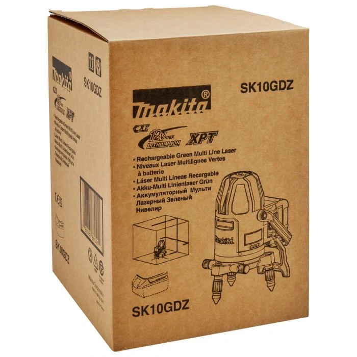 Makita SK10GDZ 12 V Max Kruislijnlaser Groen 15 Makita SK10GDZ 12 V Max Kruislijnlaser Groen - Afbeelding 13