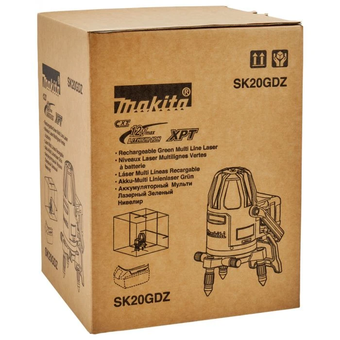 Makita SK20GDZ 12 V Max Multilijn Laser Groen 14 Makita SK20GDZ 12 V Max Multilijn Laser Groen - Afbeelding 12