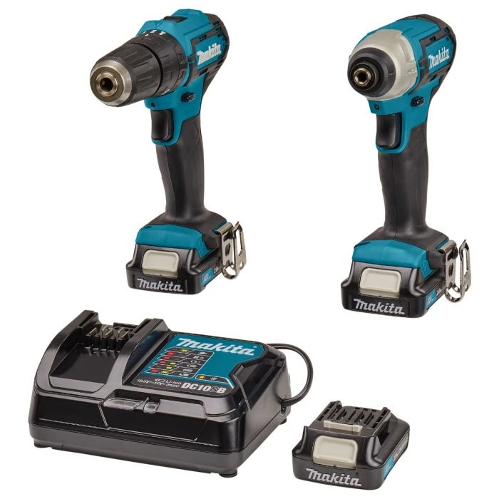 Makita CLX228SAX2 12 V Max Combiset (klop)boren En (slag)schroeven 7 Makita CLX228SAX2 12 V Max Combiset (klop)boren En (slag)schroeven - Afbeelding 5