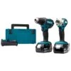 Makita DLX2339J 18 V Combiset Voor Schroeven En Boren In Hout 1 Makita DLX2339J 18 V Combiset Voor Schroeven En Boren In Hout -Sideal Standard Winkel dlx2339j a2r0 s100
