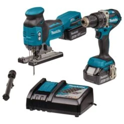 Makita DLX2355TJ 18 V Combiset Voor Boor- En Schroefwerk En Zagen -Sideal Standard Winkel dlx2355tj c2r0 s101 1
