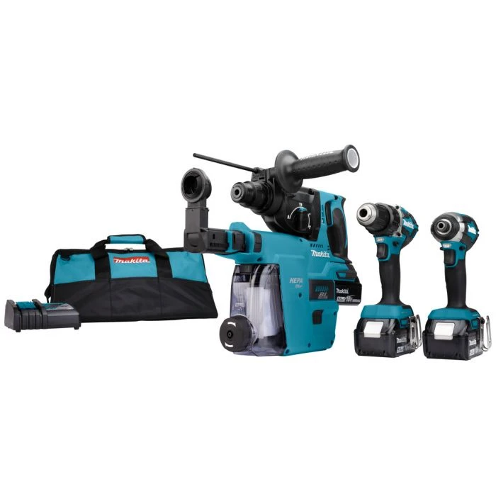 Makita DLX3106TW1 18 V Combiset Voor (slag)schroeven En Boren In Hout En Beton 3 Makita DLX3106TW1 18 V Combiset Voor (slag)schroeven En Boren In Hout En Beton