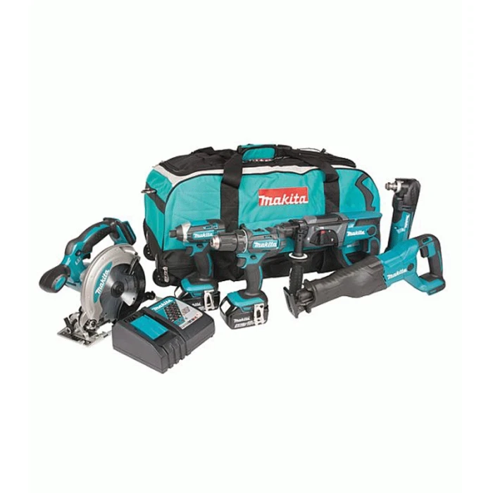 Makita DLX6038T 18 V Combiset Voor Divers Zaag-, Boor- En (slag)schroefwerk 8 Makita DLX6038T 18 V Combiset Voor Divers Zaag-, Boor- En (slag)schroefwerk - Afbeelding 6