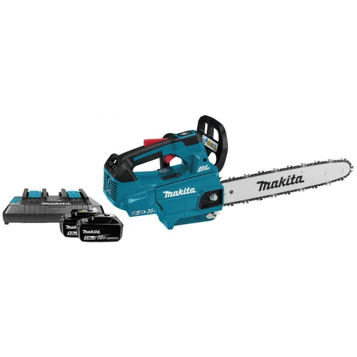 Makita DUC356PT2 LXT 2x18 V Tophandle Kettingzaag 35 Cm 5 Makita DUC356PT2 LXT 2x18 V Tophandle Kettingzaag 35 Cm - Afbeelding 3