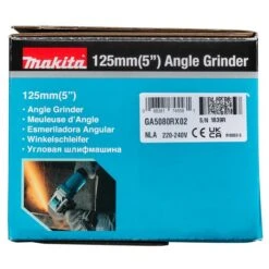 Makita GA5080RX02 230 V Haakse Slijper 125 Mm X-LOCK -Sideal Standard Winkel ga5080rx02 c2n1