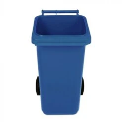 Container - Kliko 120 Liter Blauw -Sideal Standard Winkel kliko blauw open2