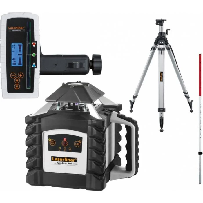 Laserliner Quadrum 410 S Set Met Spindelstatief 260 Cm En Fleximeetlat 3 Laserliner Quadrum 410 S Set Met Spindelstatief 260 Cm En Fleximeetlat