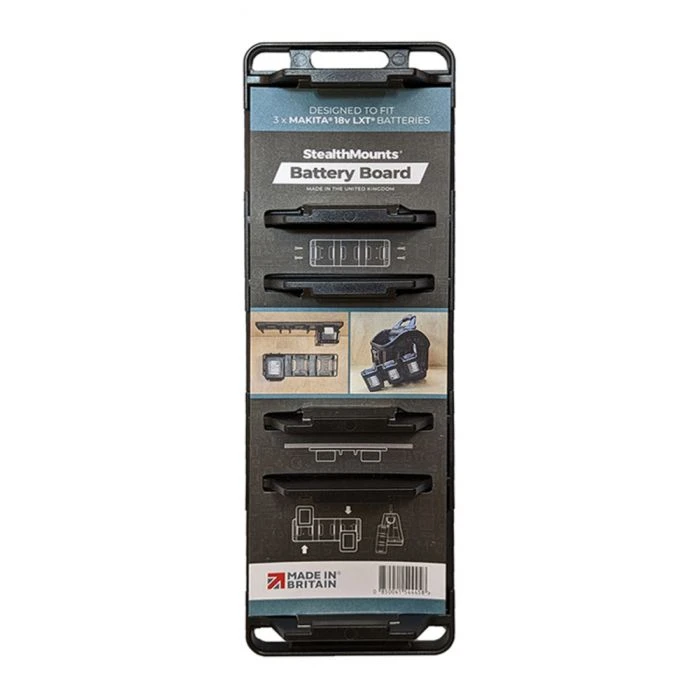 Stealth Mount BatteryBoard Voor Makita LXT - Zwart 3 Stealth Mount BatteryBoard Voor Makita LXT - Zwart