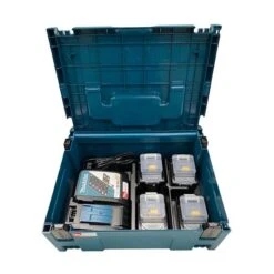 Makita Opberg-Mbox2 Tbv 1x Acculader / Max 4 Accu's 6 Makita Opberg-Mbox2 Tbv 1x Acculader / Max 4 Accu's -Sideal Standard Winkel photoroom 20220624 142236