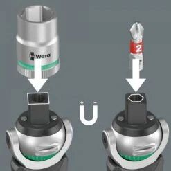 WERA 8009 ZYKLOP POCKET SET 2 -Sideal Standard Winkel tipp zyklop pocket kombiwerkzeugaufnahme