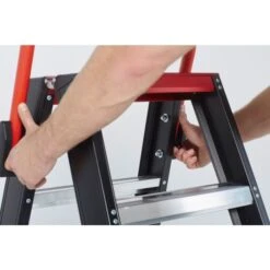 Altrex Taurus Dubbel Oploopbare Trap TDO 2 X 4 Met Beugel -Sideal Standard Winkel trap taurus tdo usp 5 beugel inklappen 3